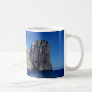 Faraglioni stacks, Isle of Capri - Naples - Italy Coffee Mug