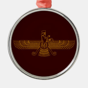 Faravahar Metal Tree Decoration