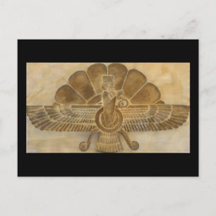 Faravahar Symbol Postcard