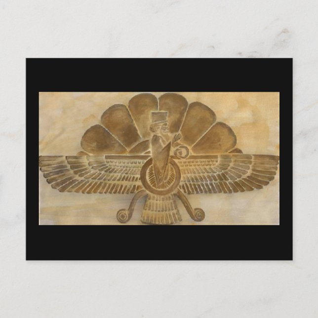 Faravahar Symbol Postcard (Front)