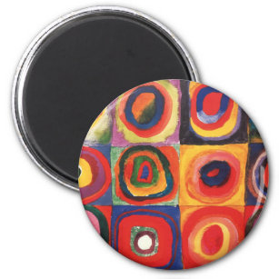 Farbstudie Quadrate Kandinsky Colours Magnet