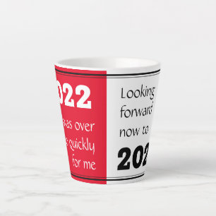 FAREWELL 2020   Forward 2021   New Year RED Latte Mug