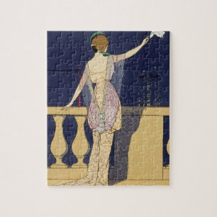 Farewell at Night, design for an evening dress by Jigsaw Puzzle