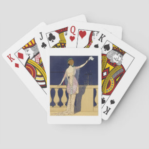 Farewell at Night, design for an evening dress by Playing Cards