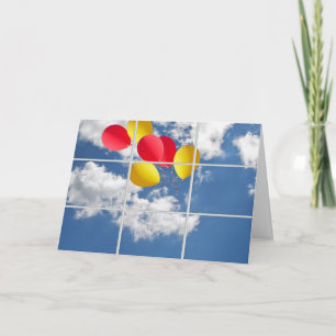 Farewell Balloons Card