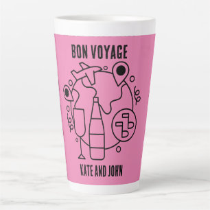 Farewell Bon Voyage Party Latte Mug