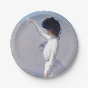 Farewell (by Joseph DeCamp) Paper Plate