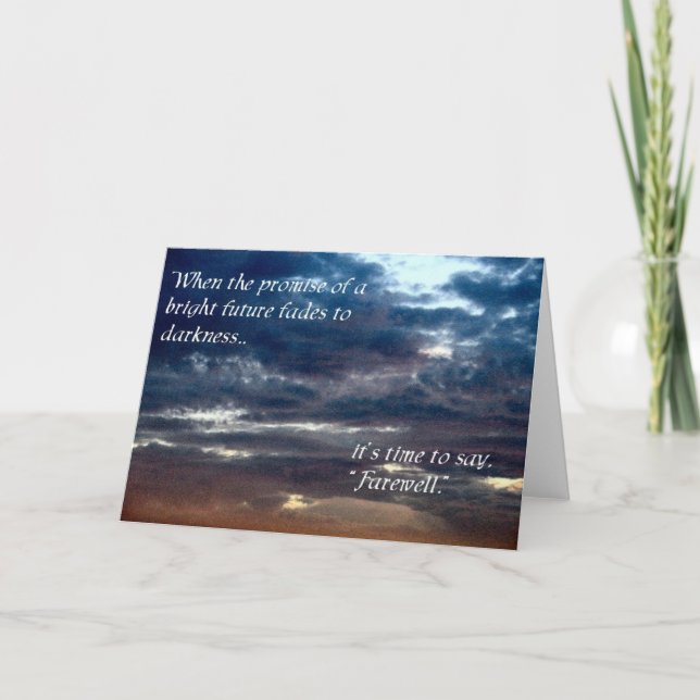 Farewell Card (Front)