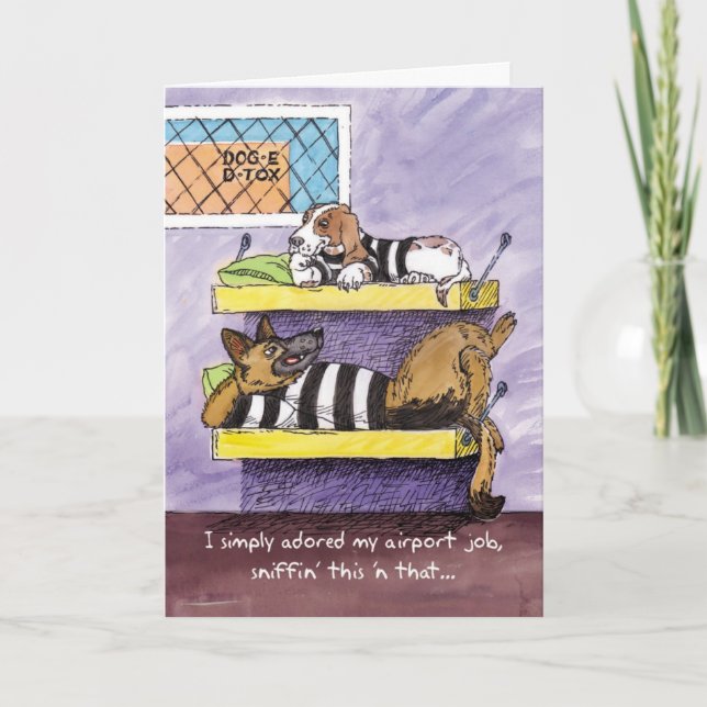 Farewell Card - Dog Detox (Front)