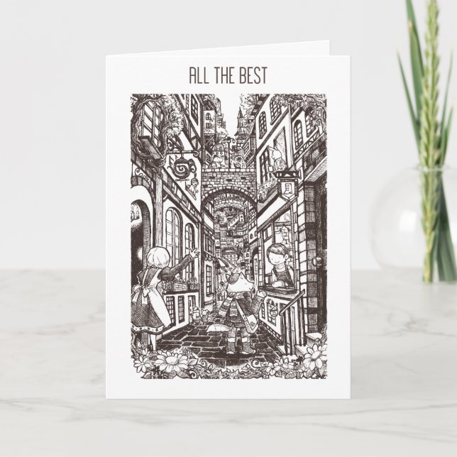 Farewell Card - Town Motto (Front)