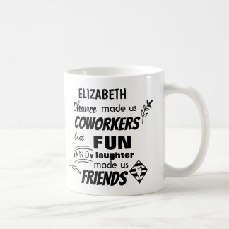 Farewell Coworker Boss - we are Friends Custom Coffee Mug