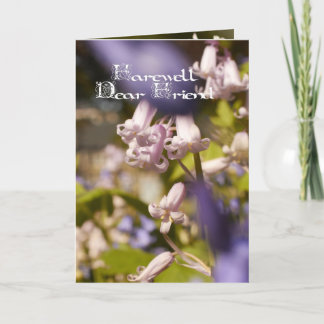Farewell dear friend, sympathy card