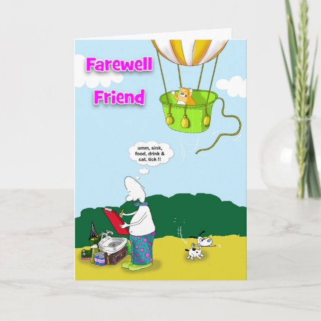 farewell friend card (Front)