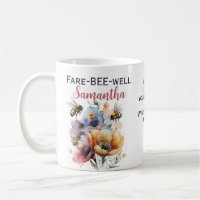 Farewell Goodbye Leaving Floral Bee