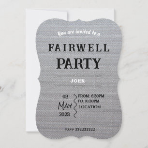 Farewell  invitation