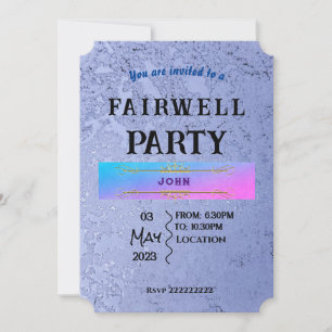 Farewell  invitation