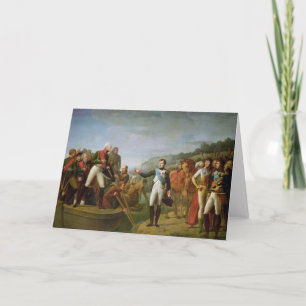 Farewell of Napoleon I and Alexander I Card