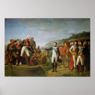 Farewell of Napoleon I and Alexander I Poster