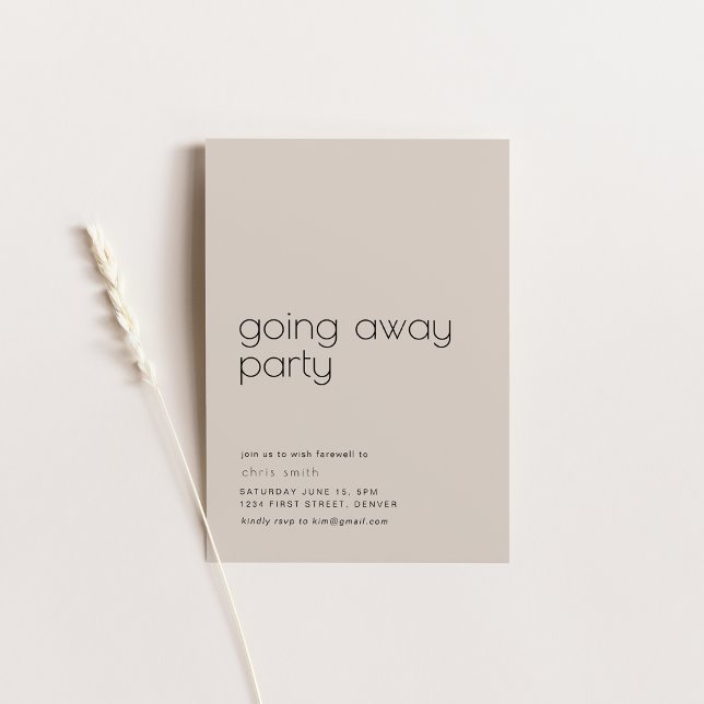 Farewell Retirement, Moving, Relocation Party Invitation (Creator Uploaded)