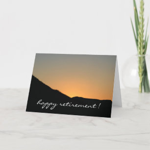 farewell to the sunset card