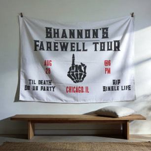 Farewell Tour, Music Festival Bachelorette Weekend Banner