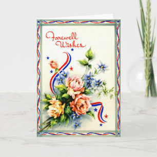 Farewell Wishes Vintage Card