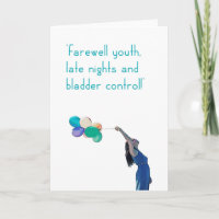 'Farewell youth!' card.