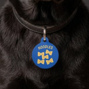 Farfalle Bowtie Pasta Pet ID Tag Cats Dogs