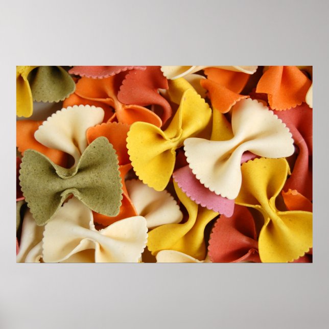 farfalle pasta poster (Front)