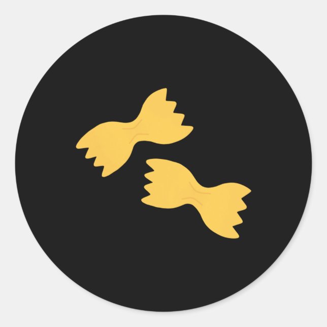 Farfalle Pasta Sticker  (Front)