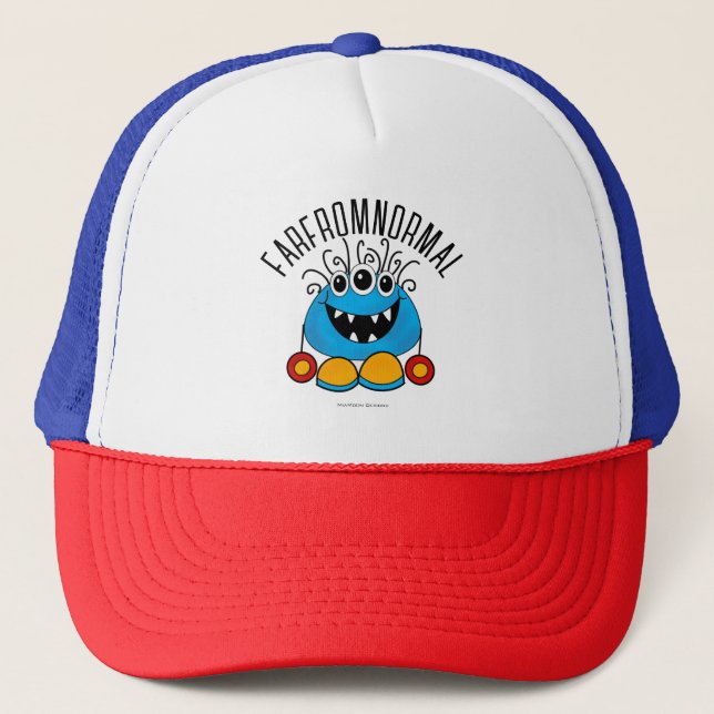 FARFROMNORMAL THREE-EYED TRUCKER HAT (Front)