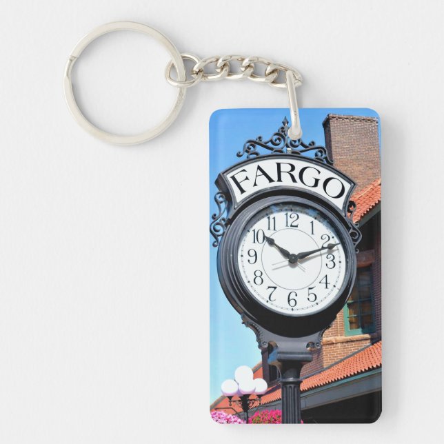 Fargo Clock Key Ring (Front)