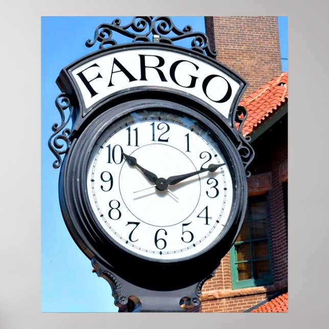 Fargo Clock Poster (Front)