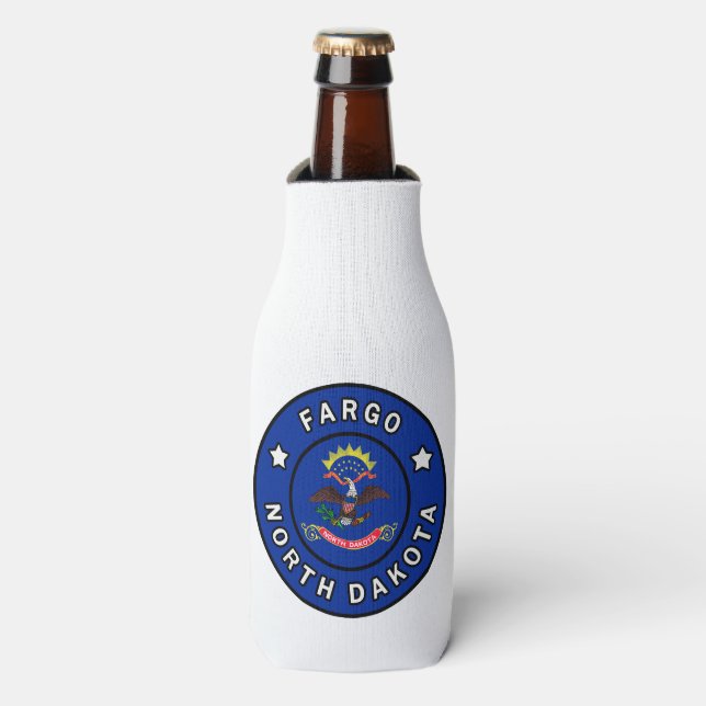Fargo North Dakota Bottle Cooler (Bottle Front)