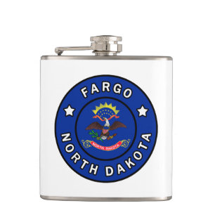 Fargo North Dakota Hip Flask