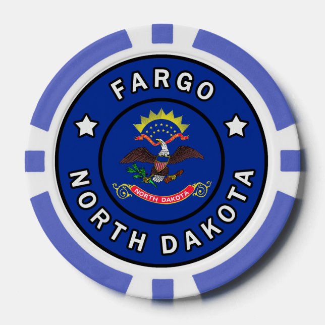 Fargo North Dakota Poker Chips (Front)
