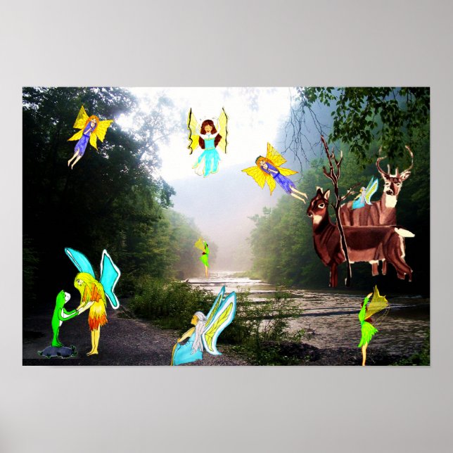 FARIES PLAY IN THE MORNING Poster (Front)