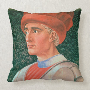 Farinata degli Uberti, detail of his bust, from th Cushion