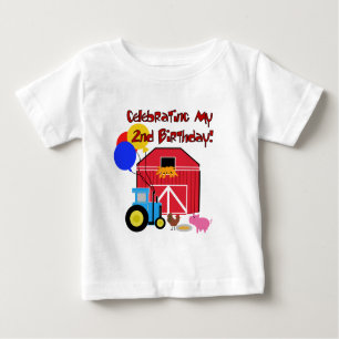 Farm 2nd Birthday Tshirts and Gifts