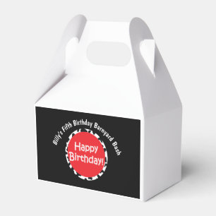 Farm Animal Barnyard Birthday Decor Favour Box