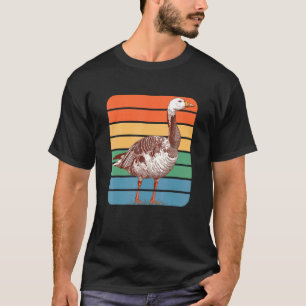 Farm Animal Bird Farmer Retro Goose T-Shirt