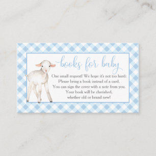 Farm Animal Books for Baby Enclosure Card
