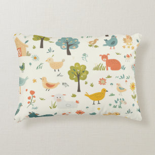Farm animal child decorative cushion