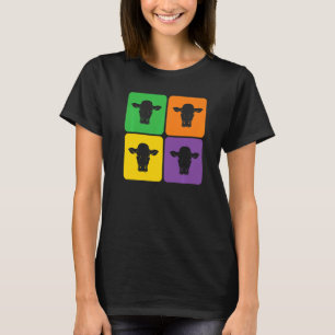 Farm Animal Cow  Farming Farmer Pop Cow  1 T-Shirt