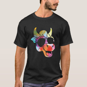 Farm Animal Cute Cool Farmer Boys Girls Cow T-Shirt