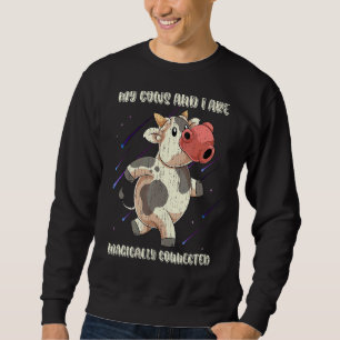 Farm Animal Farmer Cow Cute Cow Sweatshirt