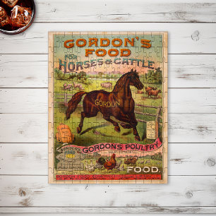 Farm Animal Food Advertising Ephemera  Jigsaw Puzzle