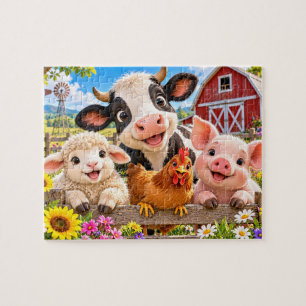 Farm Animal Friends Jigsaw Puzzle