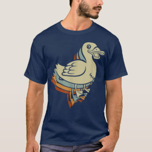 Farm Animal Lover Bird Farmer Retro Duck  T-Shirt
