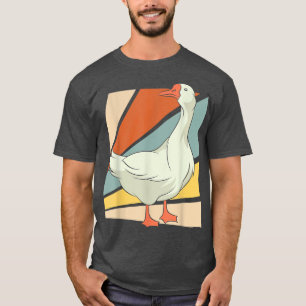Farm Animal Lover Bird Farmer Retro Goose T-Shirt